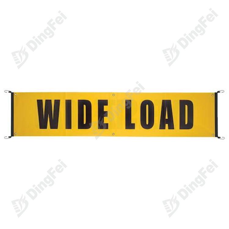 Wide Load Reflective Vinyl Banner - 